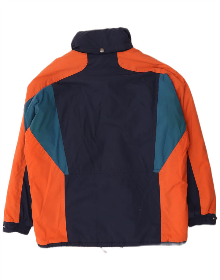 Jaqueta de esqui masculina Astrolabio UK 44 2XL azul marinho Colourblock poliamida