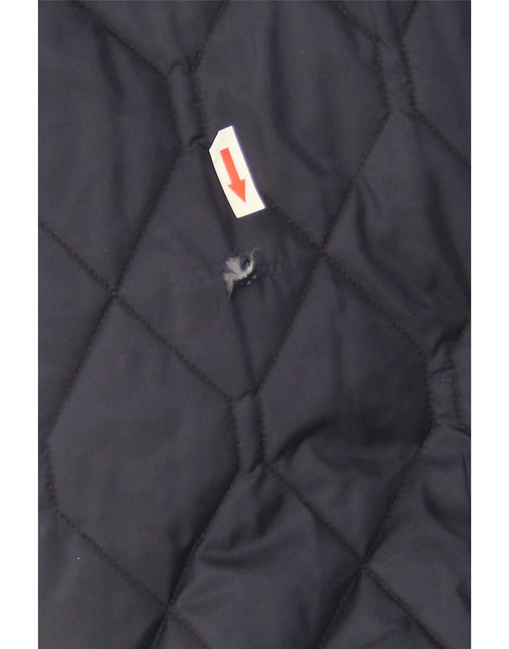 Jaqueta acolchoada masculina G-Star UK 42 XL poliéster azul marinho