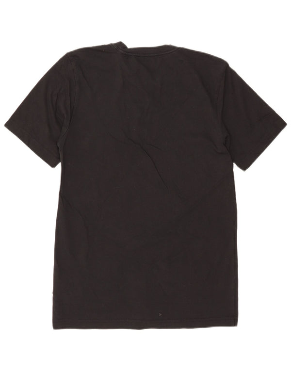 ADIDAS Mens Graphic T-Shirt Top Pequeno Algodão Preto
