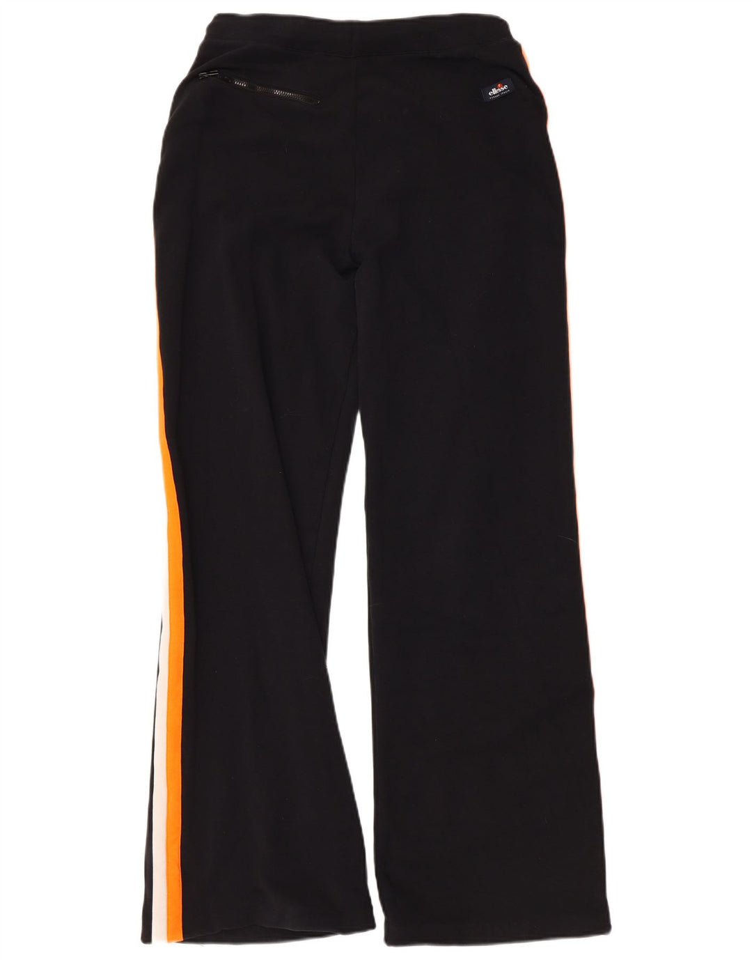 Ellesse Calça feminina de treino UK 12 médio preto colorblock algodão