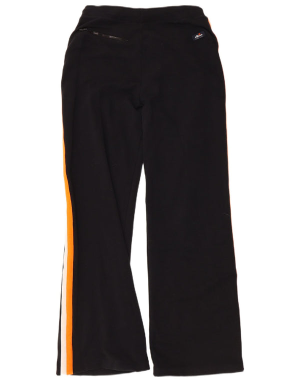 Ellesse Calça feminina de treino UK 12 médio preto colorblock algodão
