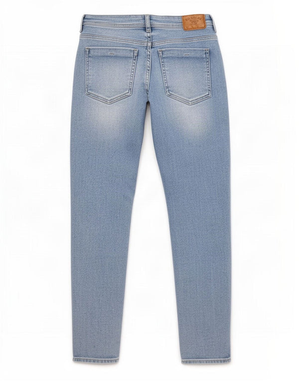 Zara Jeans Slim Feminino EU 42 Grande W32 L27 Algodão Azul