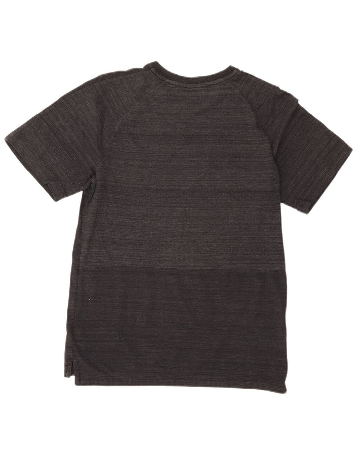 Camiseta masculina Nike Top pequeno algodão listrado cinza