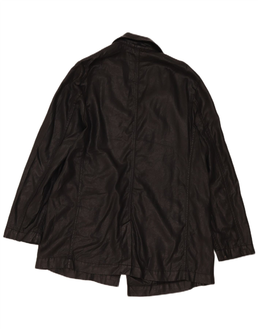 Jaqueta All Saints feminina aberta Reino Unido 16 grande preto Lyocell