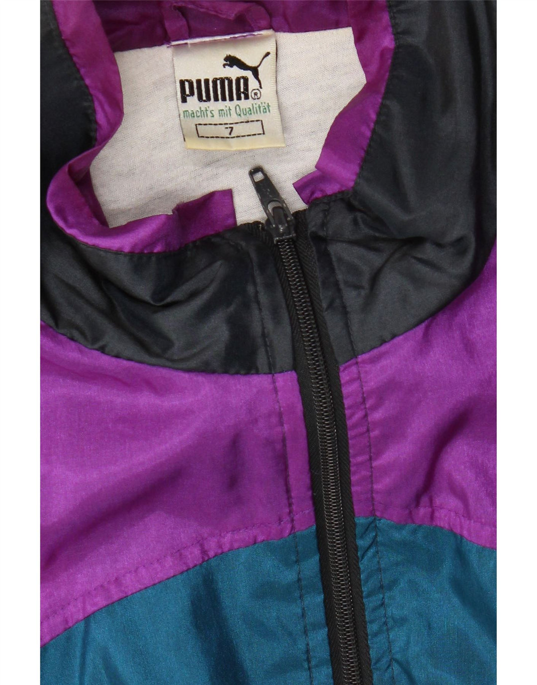 Puma Mens Tracksuit Top Jacket Grande Preto Colourblock Poliamida
