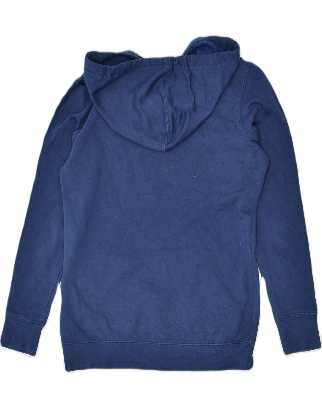 NFL Womens Graphic Hoodie Jumper UK 10 Small Blue Cotton | Vintage | Thrift | Second-Hand | Used Clothing | Messina Hembry 