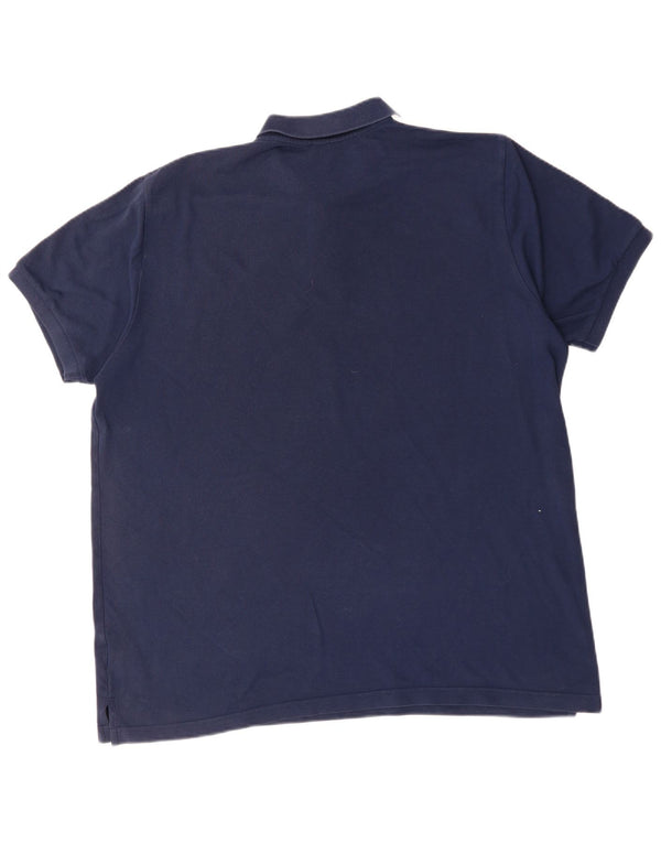 Camisa polo masculina Adidas 2XL algodão azul marinho