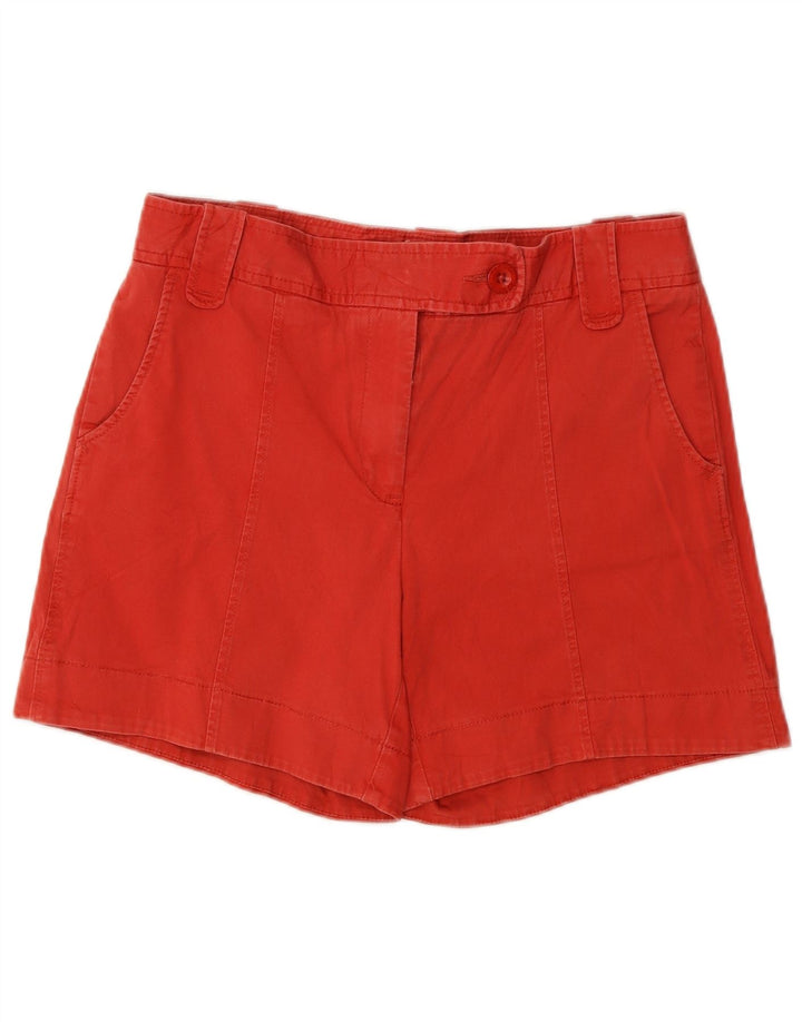 Shorts feminino casual NAUTICA US 6 médio W30 algodão vermelho