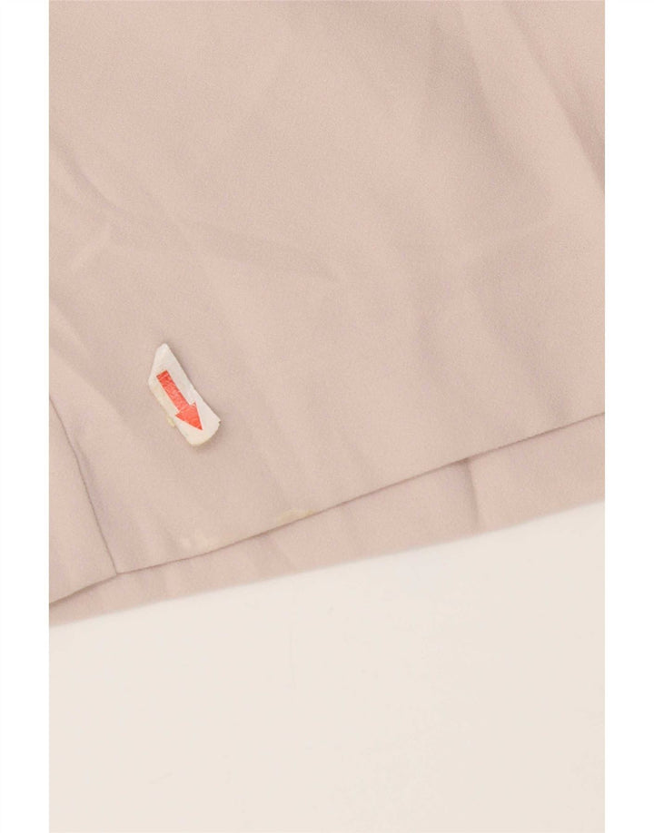 Shorts Chino Feminino Marks & Spencer Reino Unido 12 Médio W30 Poliéster Bege