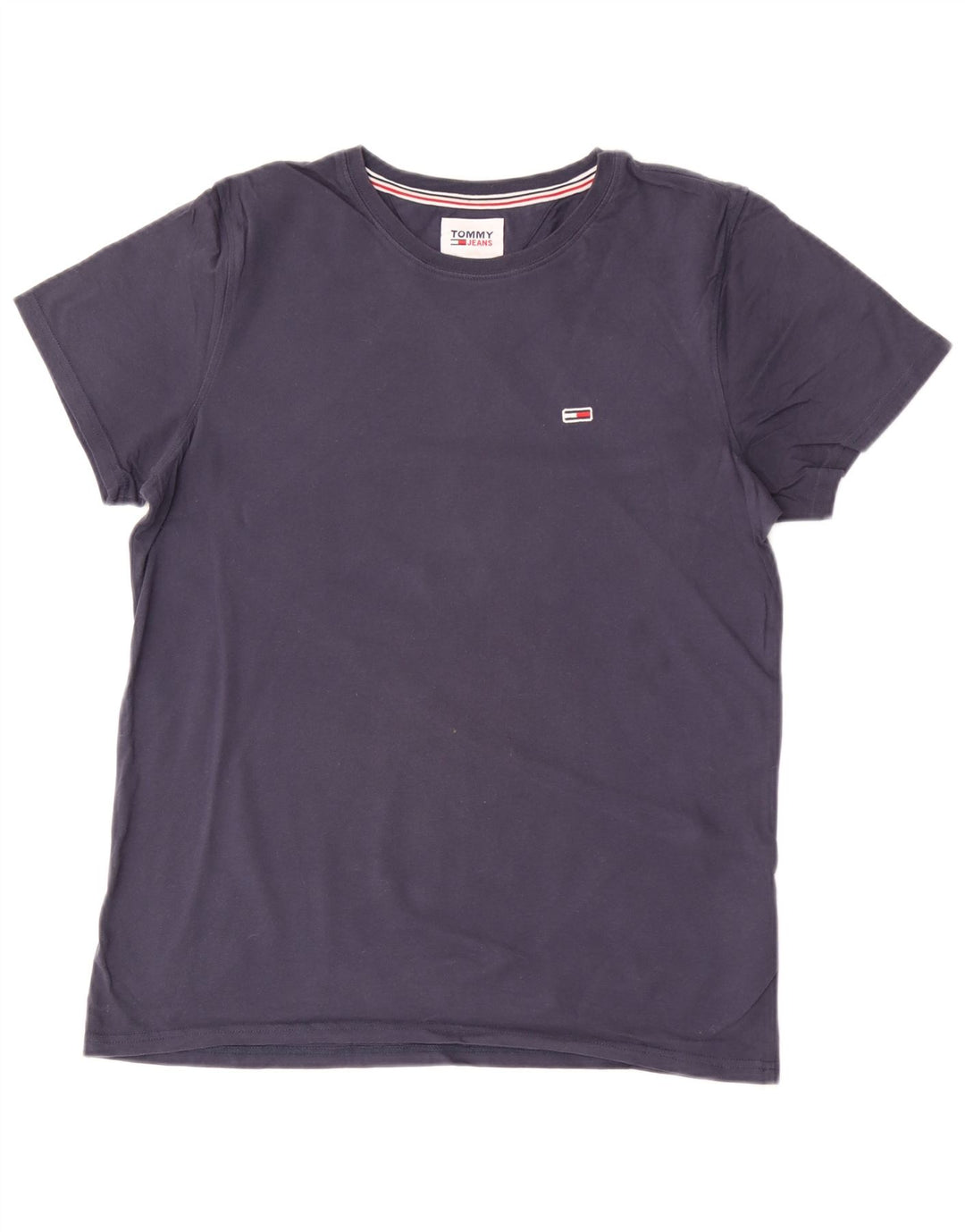 Camiseta masculina Tommy Hilfiger Top médio algodão azul marinho