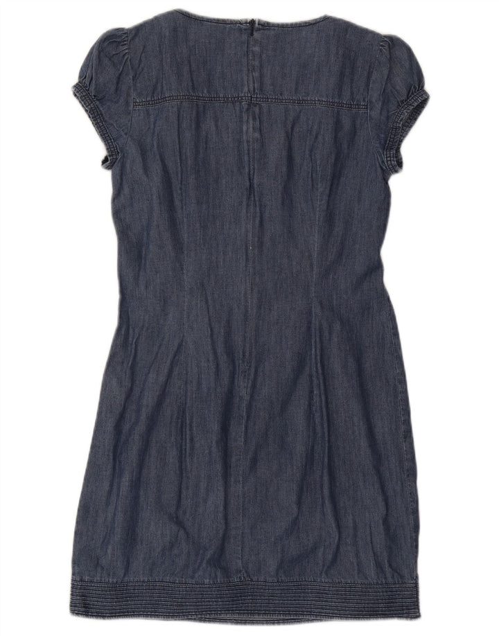 Vestido bainha feminino Oasis UK 12 azul marinho médio