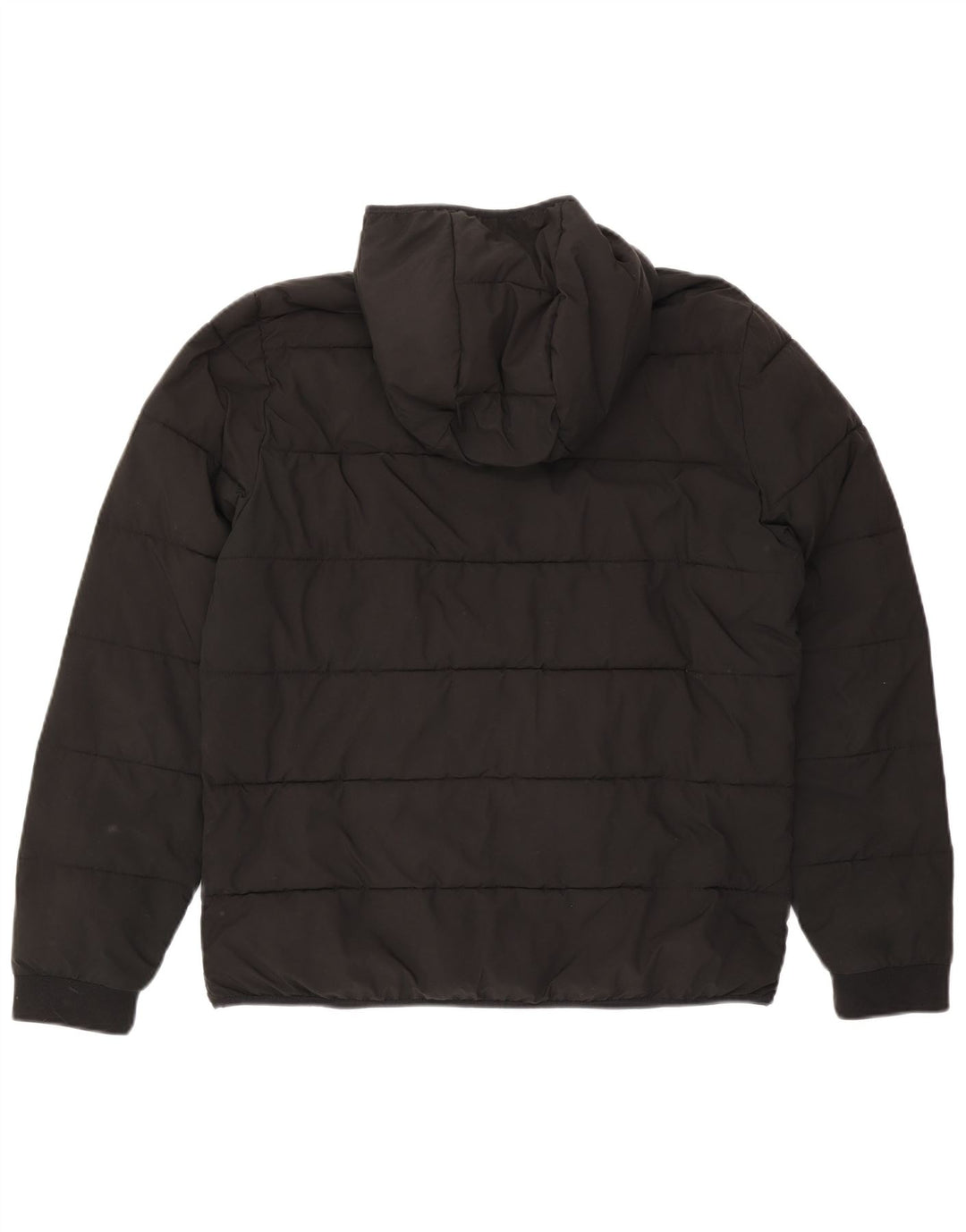 Jaqueta masculina acolchoada com capuz Abercrombie & Fitch Reino Unido 38 médio preto