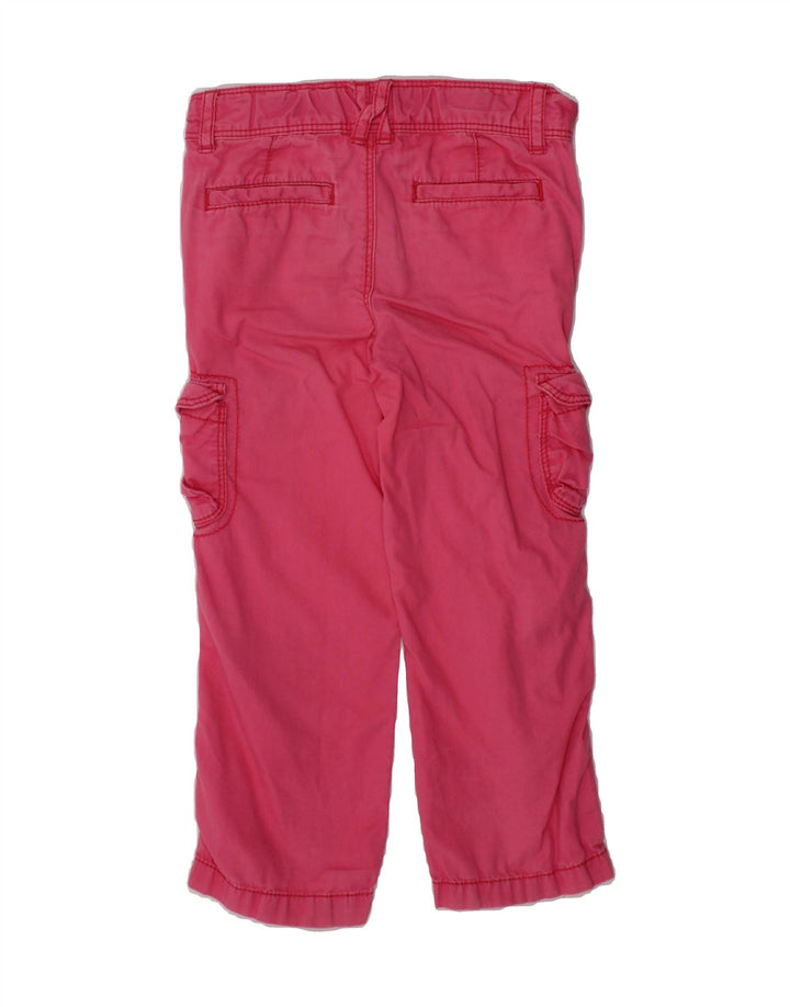 TOMMY HILFIGER Baby Girls Cargo Trousers 18-24 Months W20 L14 Pink Vintage Tommy Hilfiger and Second-Hand Tommy Hilfiger from Messina Hembry 