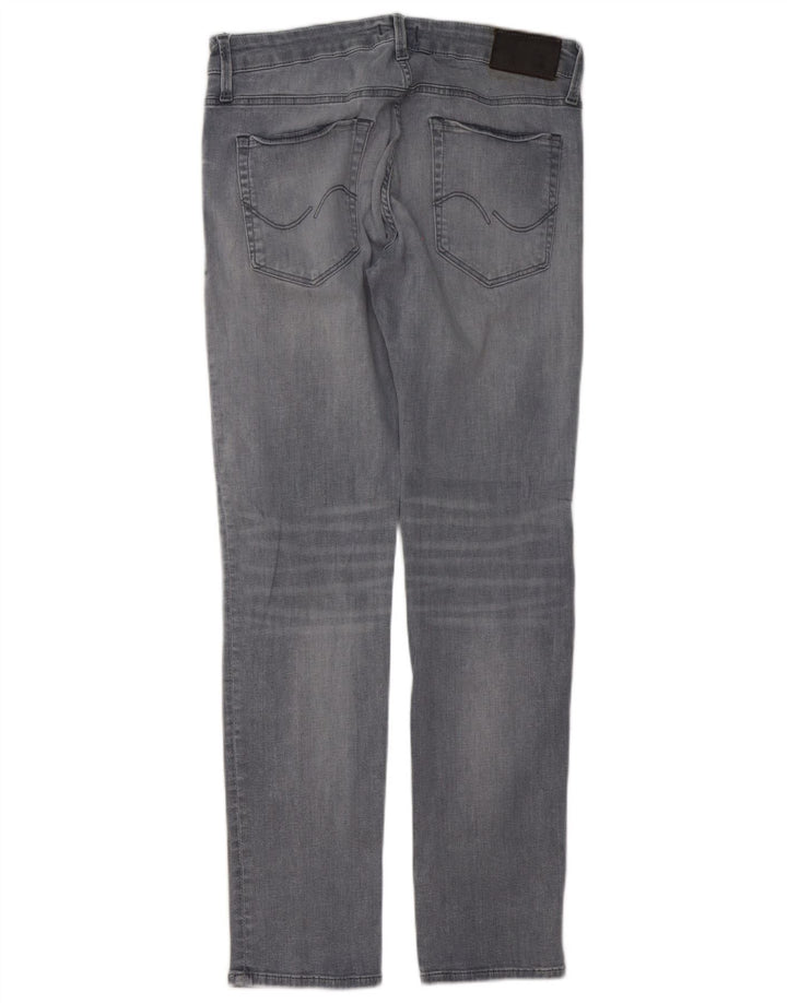 Jeans masculinos Jack & Jones Slim W32 L30 algodão cinza