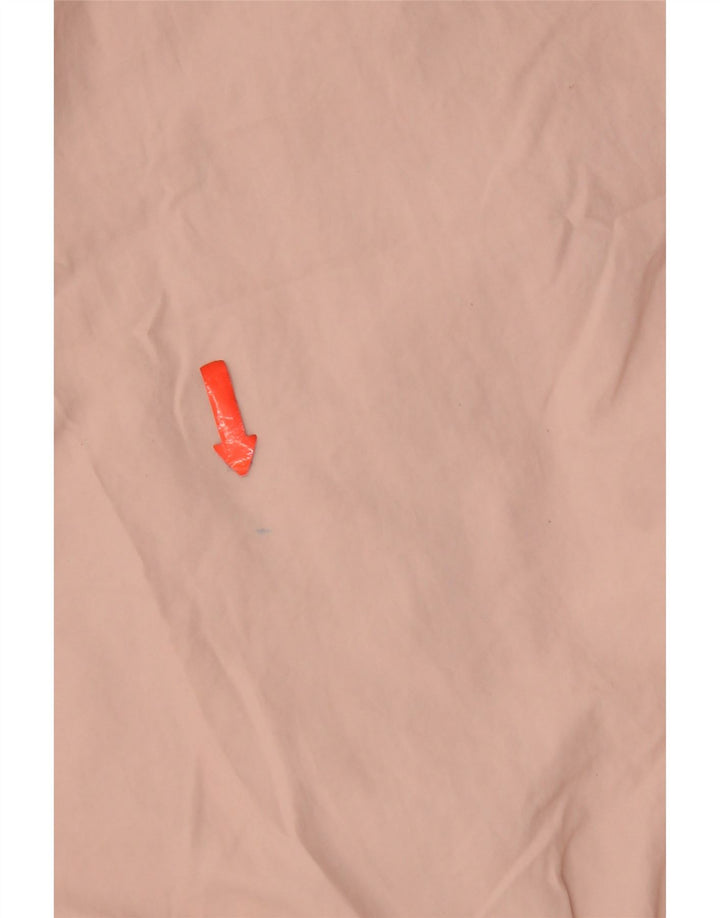 Zara Womens Oversized Bomber Jacket UK 6 XS Rosa Poliéster