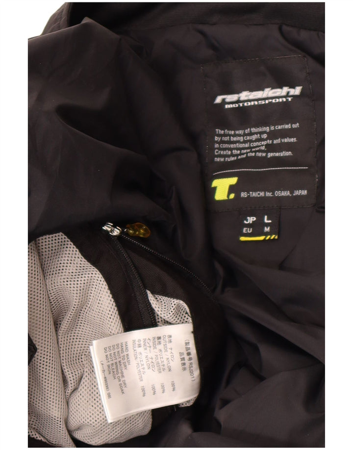 Jaqueta masculina RS Taichi Graphic Racer UK 38 médio preto colorblock nylon