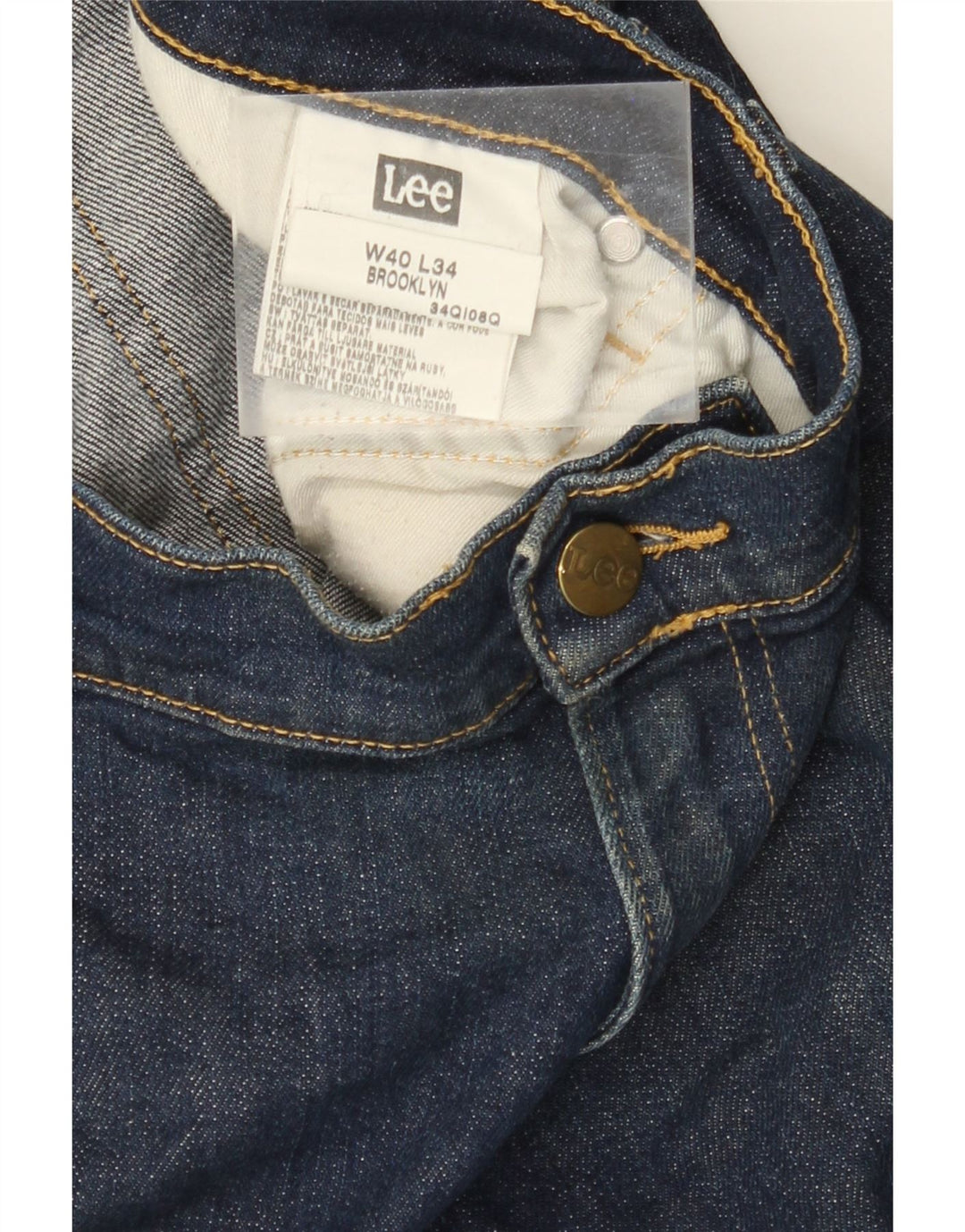 Shorts jeans LEE masculino Brooklyn W40 XL azul marinho algodão