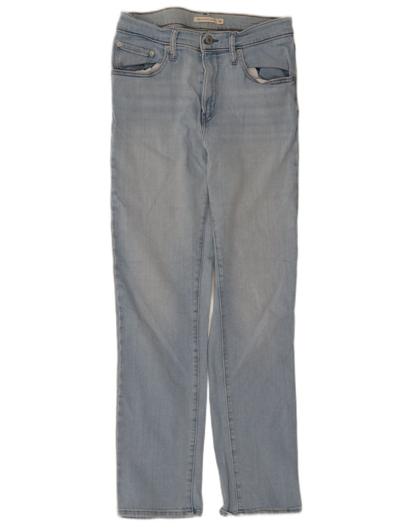 Calça jeans feminina Levi's 724 High Rise Straight W30 L30 Azul Algodão