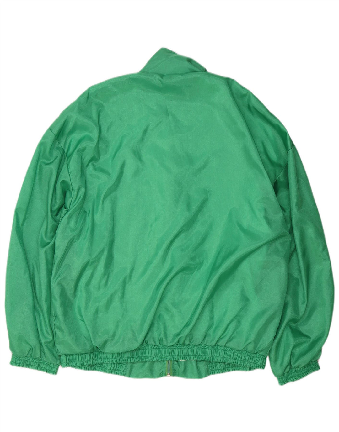 Jaqueta masculina vintage de agasalho grande verde nylon