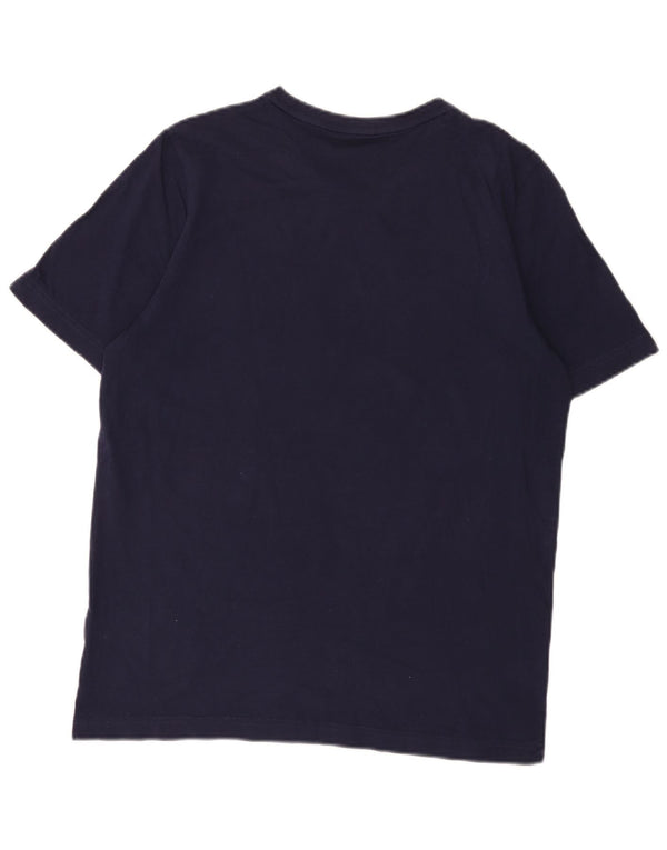 Camiseta masculina Puma Graphic Top Médio Azul Marinho