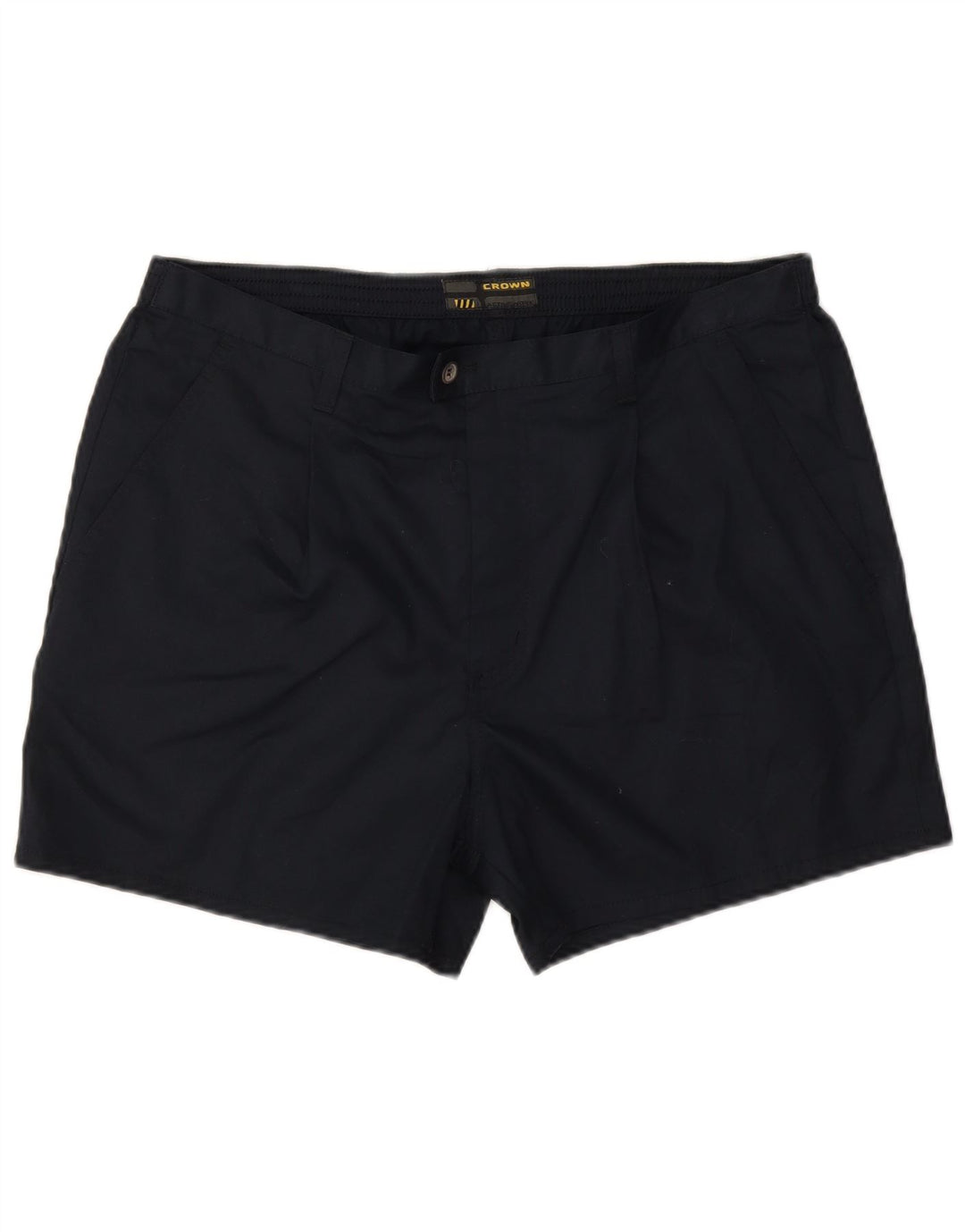 Shorts Chino masculino Pegged Crown W36 grande algodão azul marinho