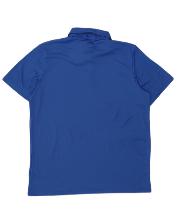 Adidas Mens Aeroready Polo Grande Azul Poliéster