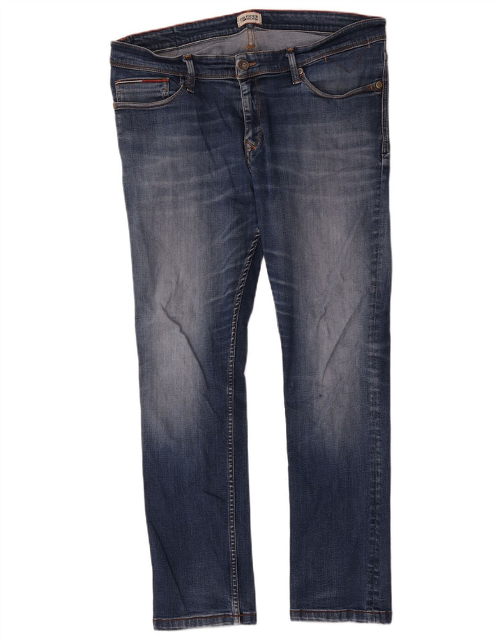 Tommy Hilfiger Masculino Slim Jeans W38 L30 Azul Algodão