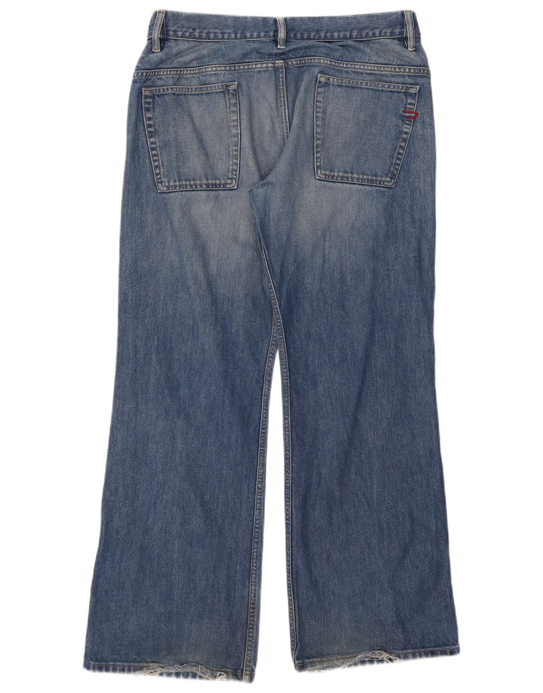 Diesel Masculino Bootcut Jeans W36 L30 Azul Algodão