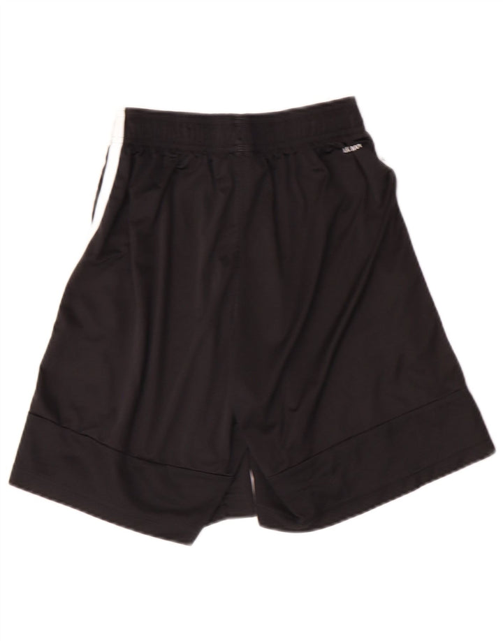Shorts esportivos masculinos ADIDAS pequenos esportivos pretos de poliéster