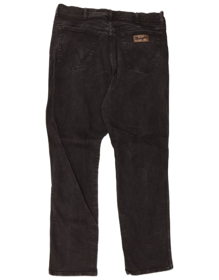 Wrangler Masculino Texas Straight Jeans W42 L36 Preto