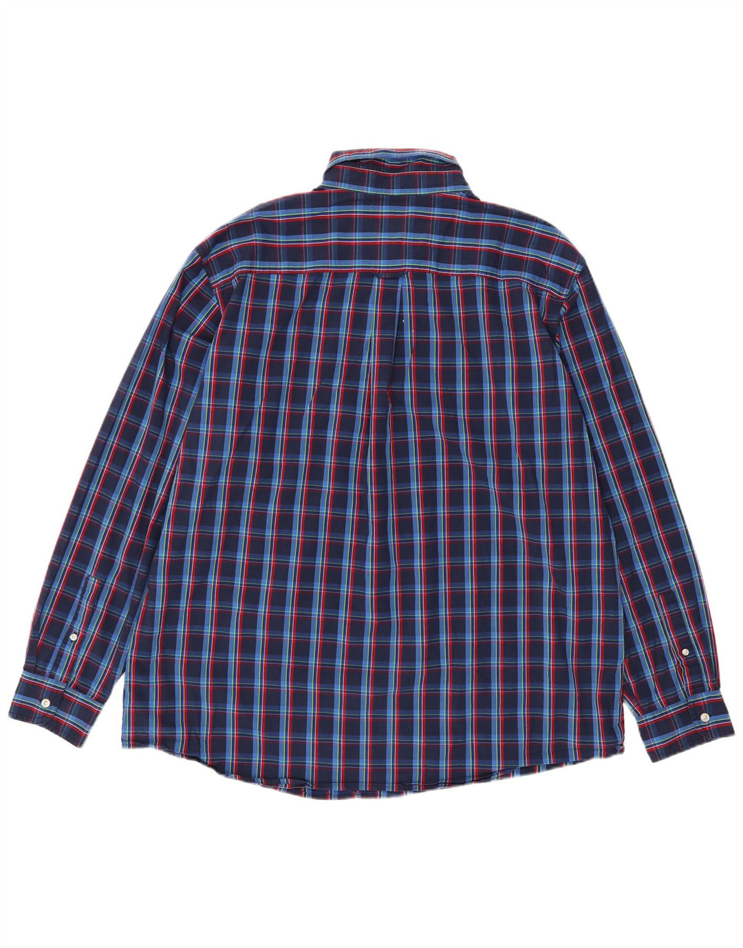 Camisa masculina Chaps 2XL algodão xadrez azul marinho