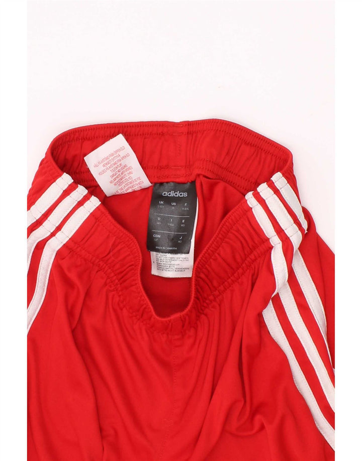 Shorts esportivos Adidas Boys Climalite 9-10 anos poliéster vermelho