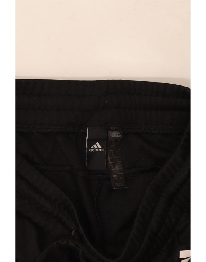 Calças de treino femininas ADIDAS UK 8 Small Black Colourblock