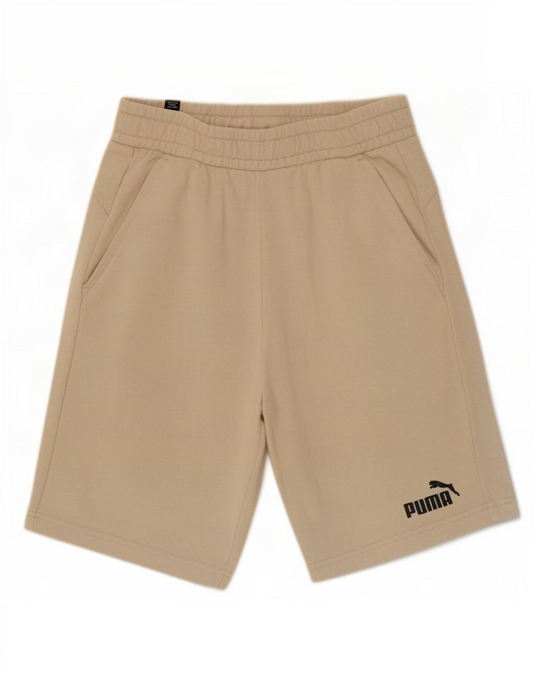 Shorts esportivos masculinos Puma médio bege algodão
