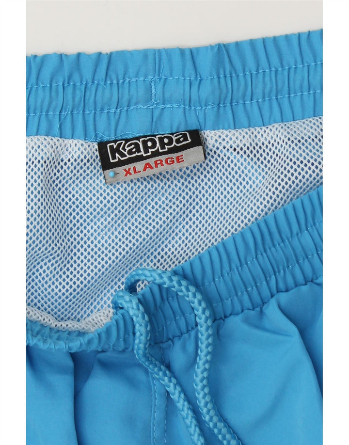 Shorts de natação masculino KAPPA gráfico XL azul poliéster