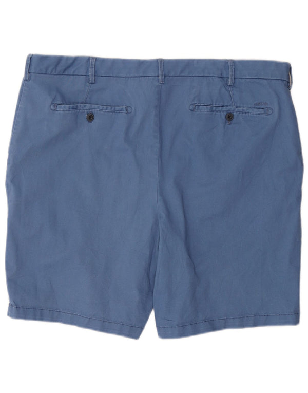IZOD Masculino Stretch Chino Shorts W42 2XL Algodão Azul
