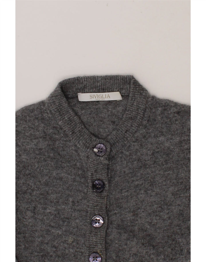 SIVIGLIA Baby Girls Cardigan Sweater 18-24 Months Grey Wool Vintage SIVIGLIA and Second-Hand SIVIGLIA from Messina Hembry 