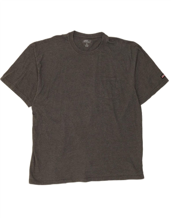 Camiseta masculina DICKIES Top 3XL algodão cinza