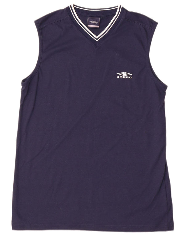 Colete masculino Umbro Top médio azul marinho poliéster
