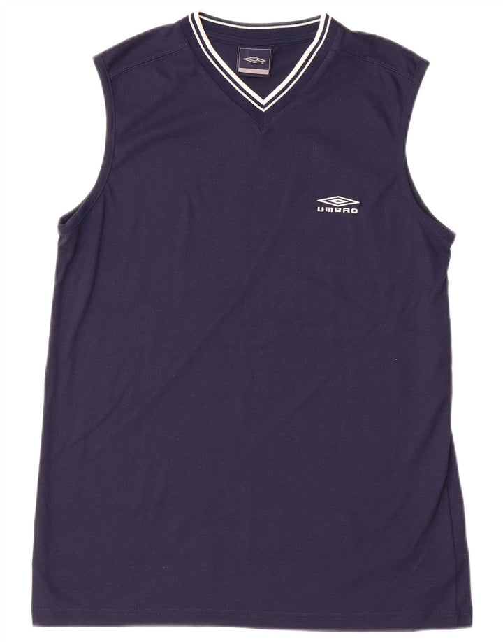 Colete masculino Umbro Top médio azul marinho poliéster