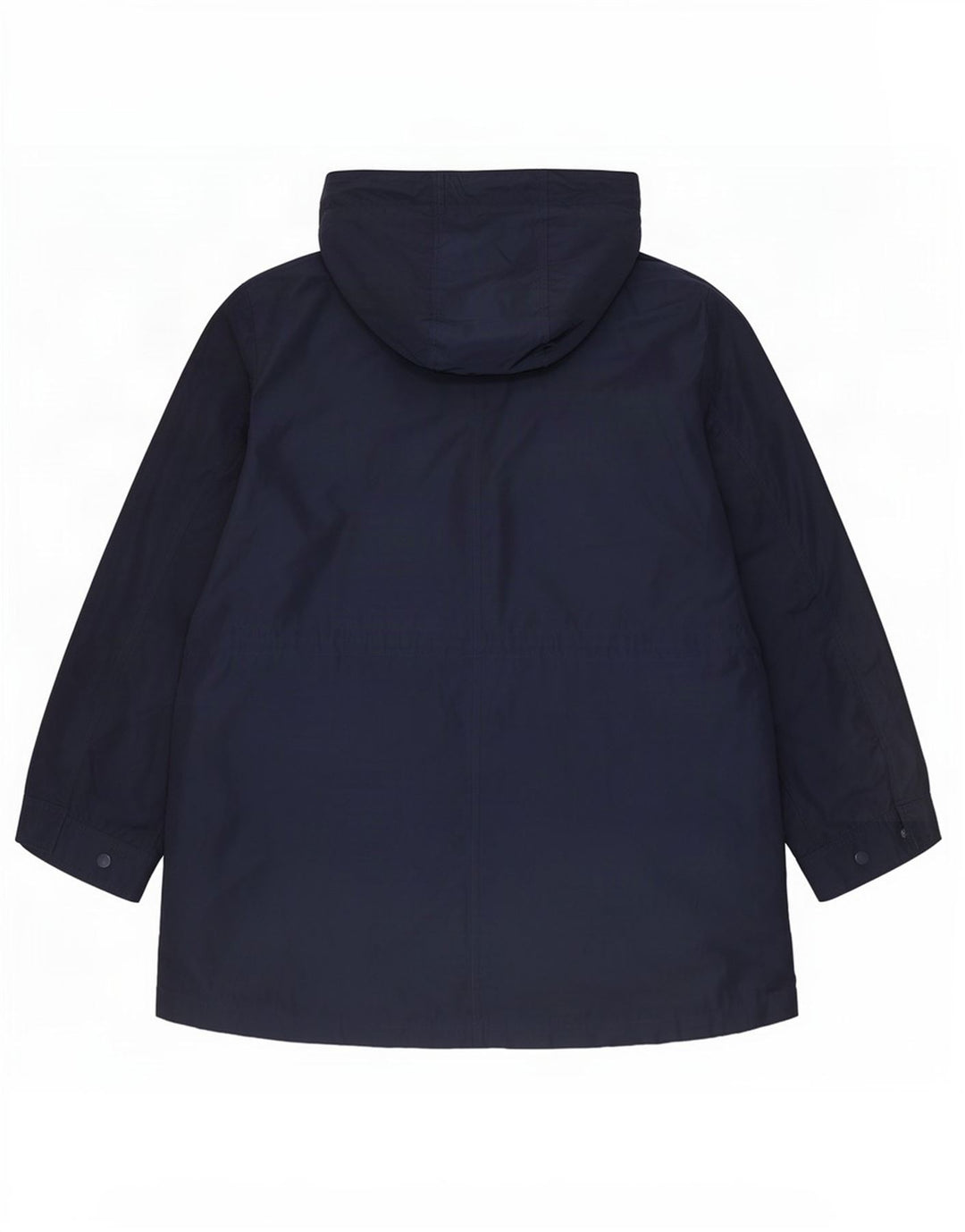 Jaqueta parka feminina com capuz Marks & Spencer Reino Unido 20 2XL poliéster azul marinho