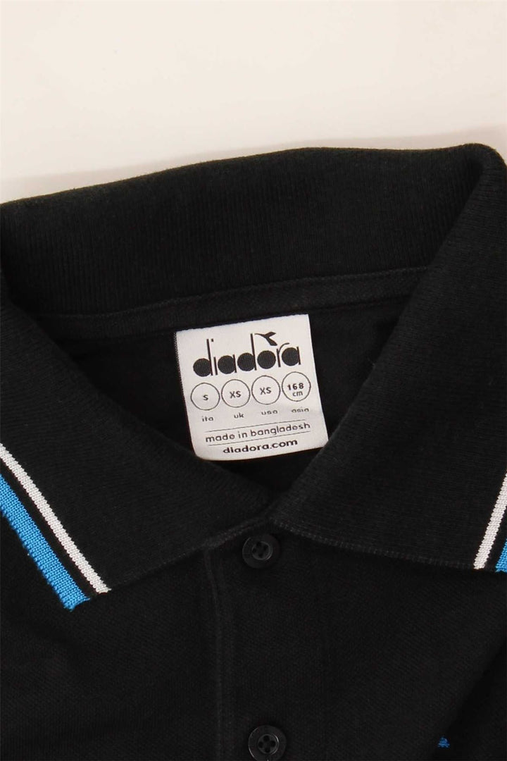 Camisa polo masculina DIADORA XS preta
