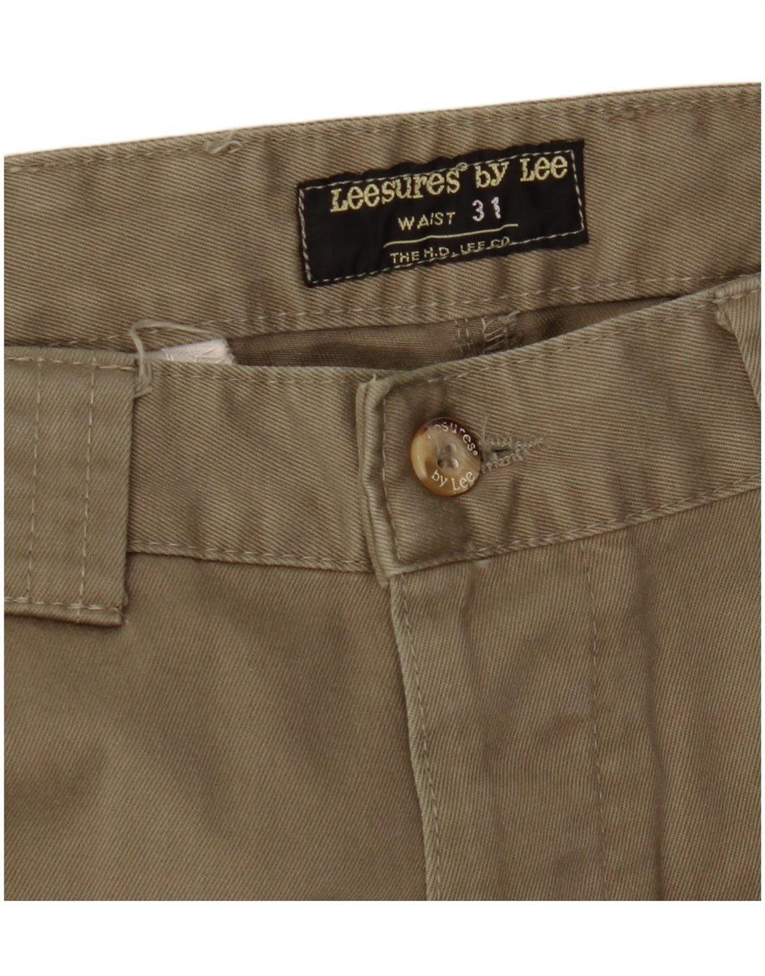 Calça cargo reta masculina LEE W31 L31 algodão bege