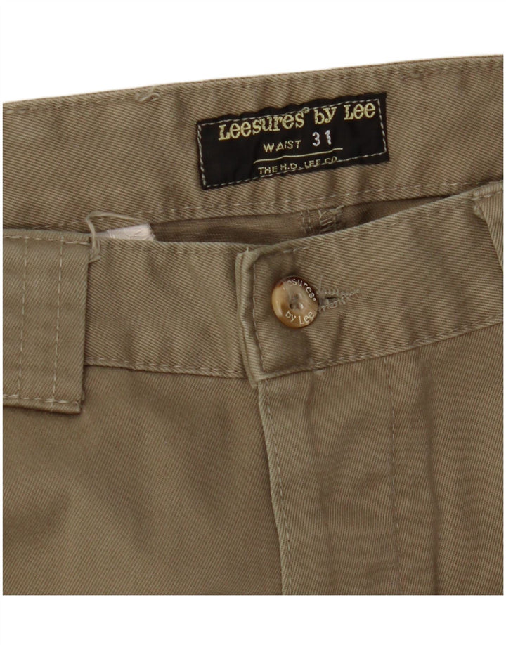 Calça cargo reta masculina LEE W31 L31 algodão bege