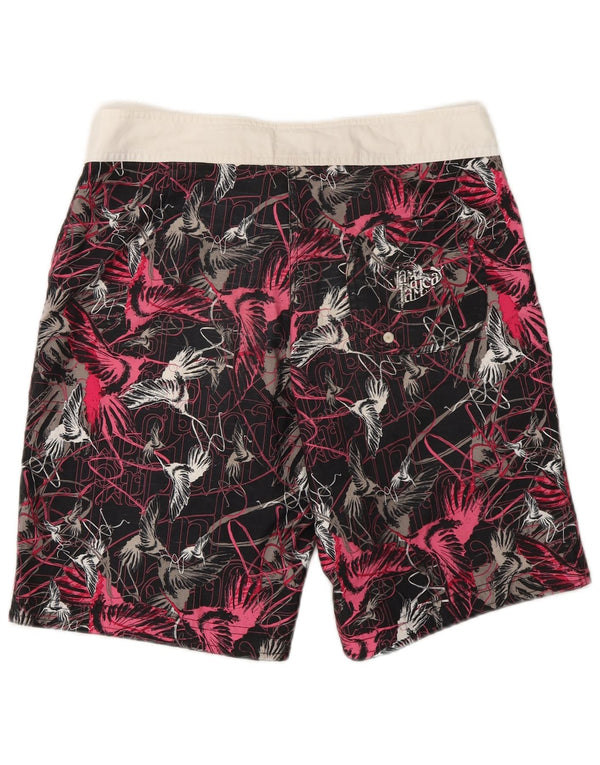 Shorts de natação feminino PUMA com padrão abstrato UK 8 pequeno multicolorido