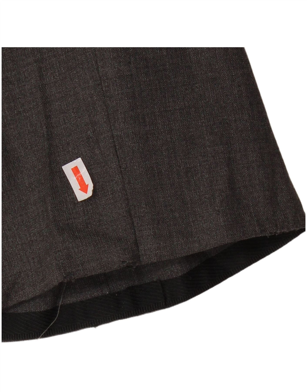Calça masculina de terno reto AQUASCUTUM W34 L29 cinza