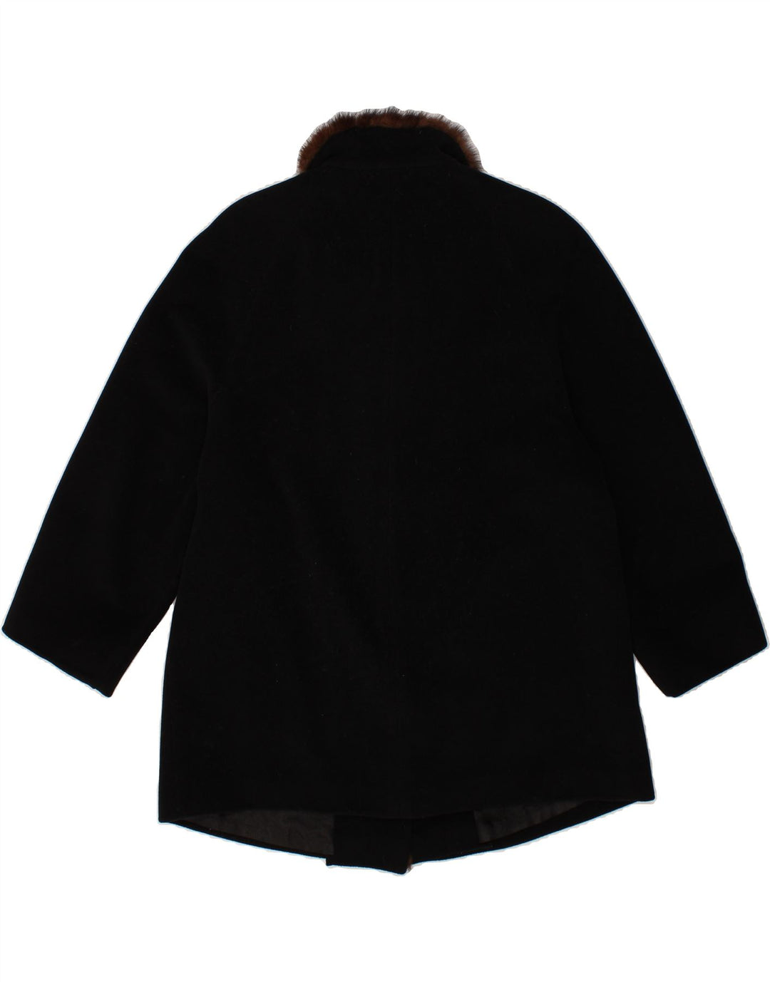 HUCKE Womens Oversized Overcoat UK 18 XL Black Vintage Hucke and Second-Hand Hucke from Messina Hembry 