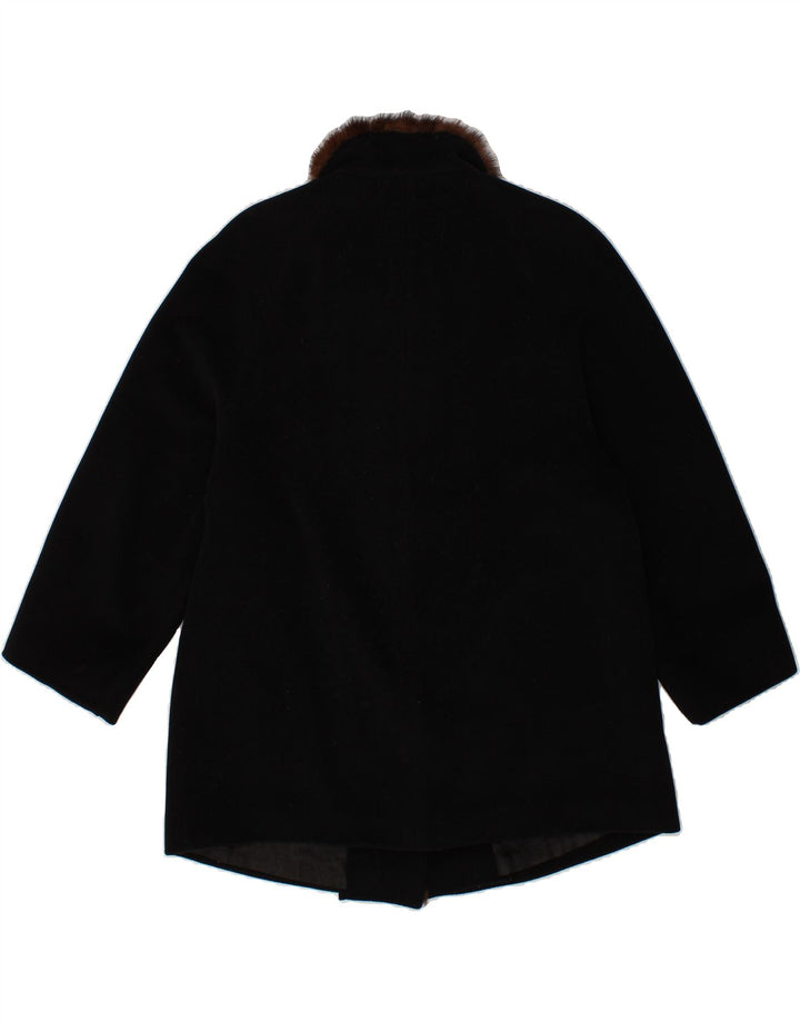 HUCKE Womens Oversized Overcoat UK 18 XL Black Vintage Hucke and Second-Hand Hucke from Messina Hembry 