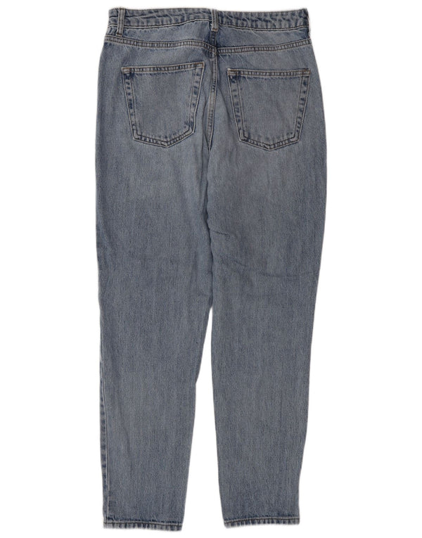 Topshop Womens Mom High Waist Tapered Jeans W30 L32 Blue Cotton