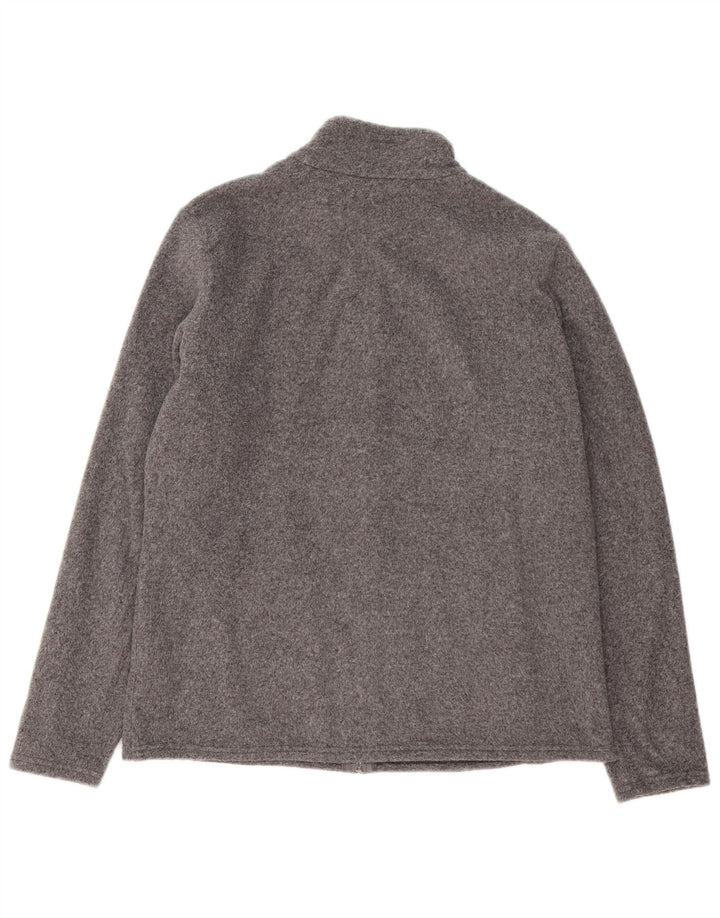 Jaqueta feminina de agasalho Marks & Spencer UK 16 grande cinza manchada